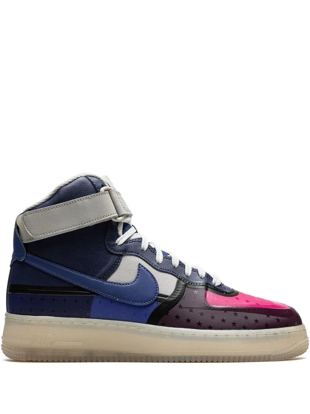 Air Force 1 High '07 Premium "Thunder Blue Pink Prime" sneakers - 1
