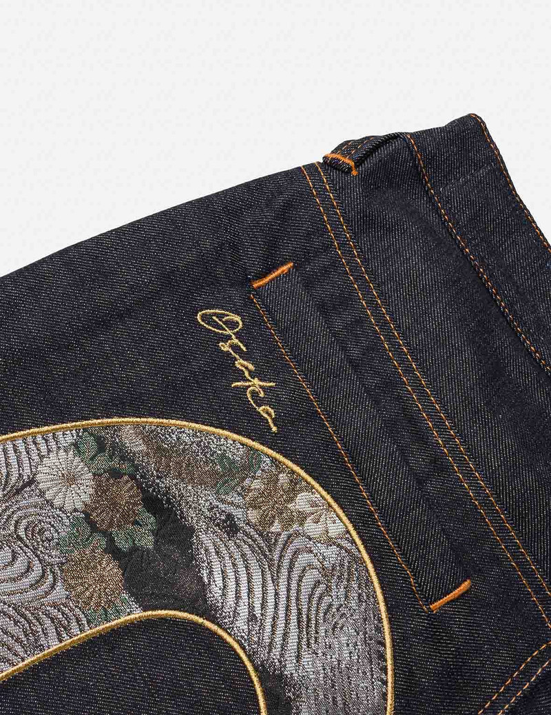 Daicock Brocade Denim Shorts 8