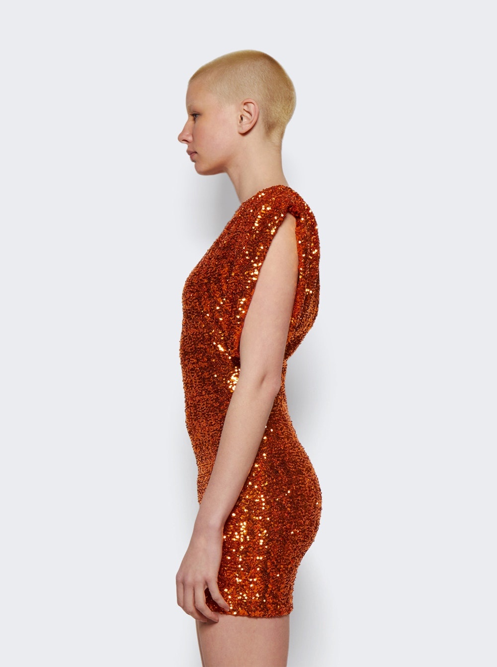 Annie Mini Dress Orange - 4