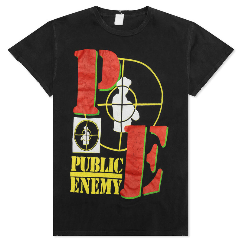 PUBLIC ENEMY TEE - BLACK 1