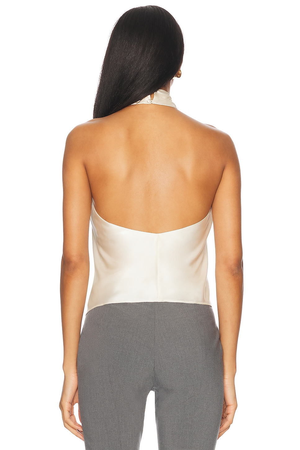 Cross Wrap Halter Top - 3