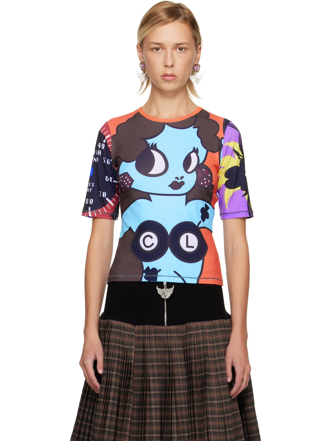 Multicolor Lady Luck Jersey T-shirt - 1