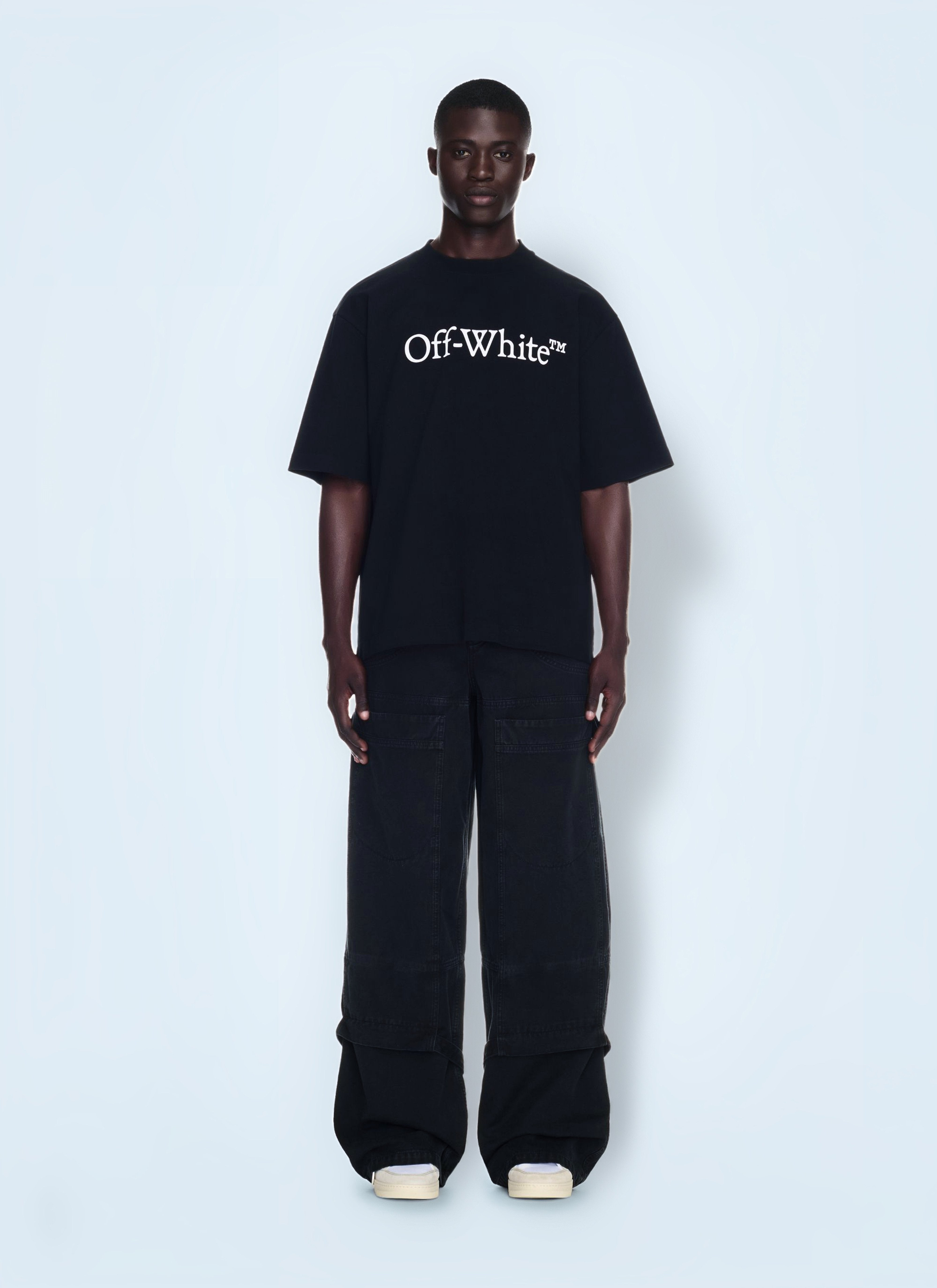 Off White Men Big Bookish Skate T-Shirt - 1