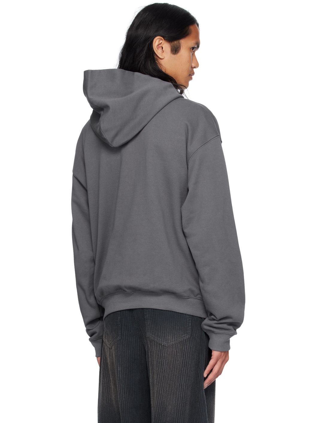 Gray Monster Fitted Hoodie - 3