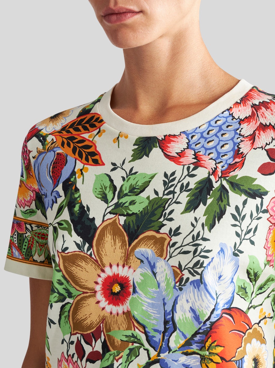 MULTICOLOURED BOUQUET T-SHIRT - 3