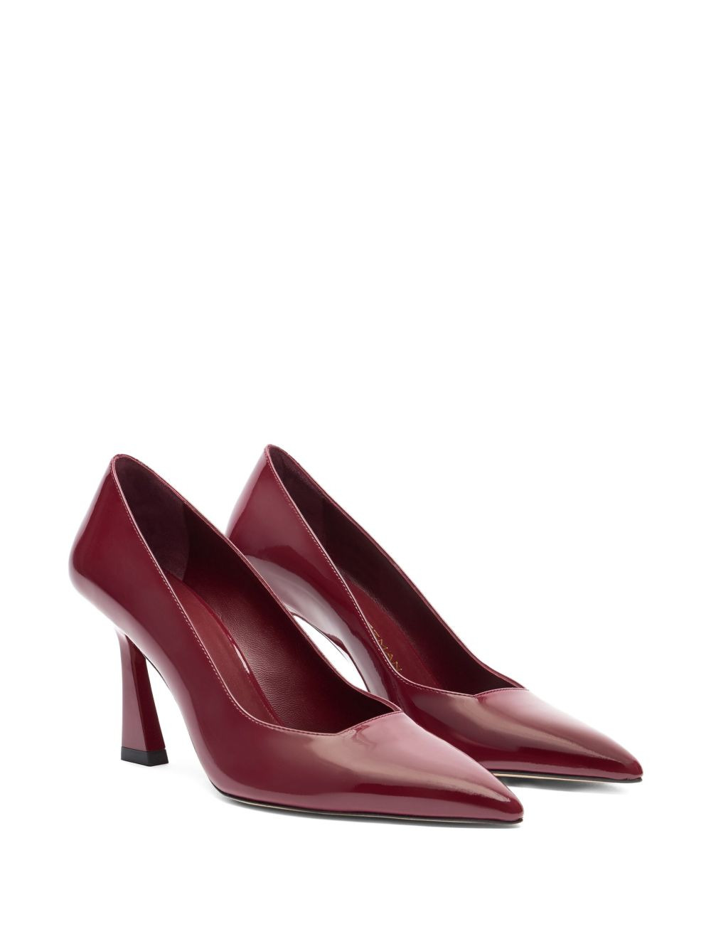 85mm Vinnie pointed-toe patent-leather pumps - 2