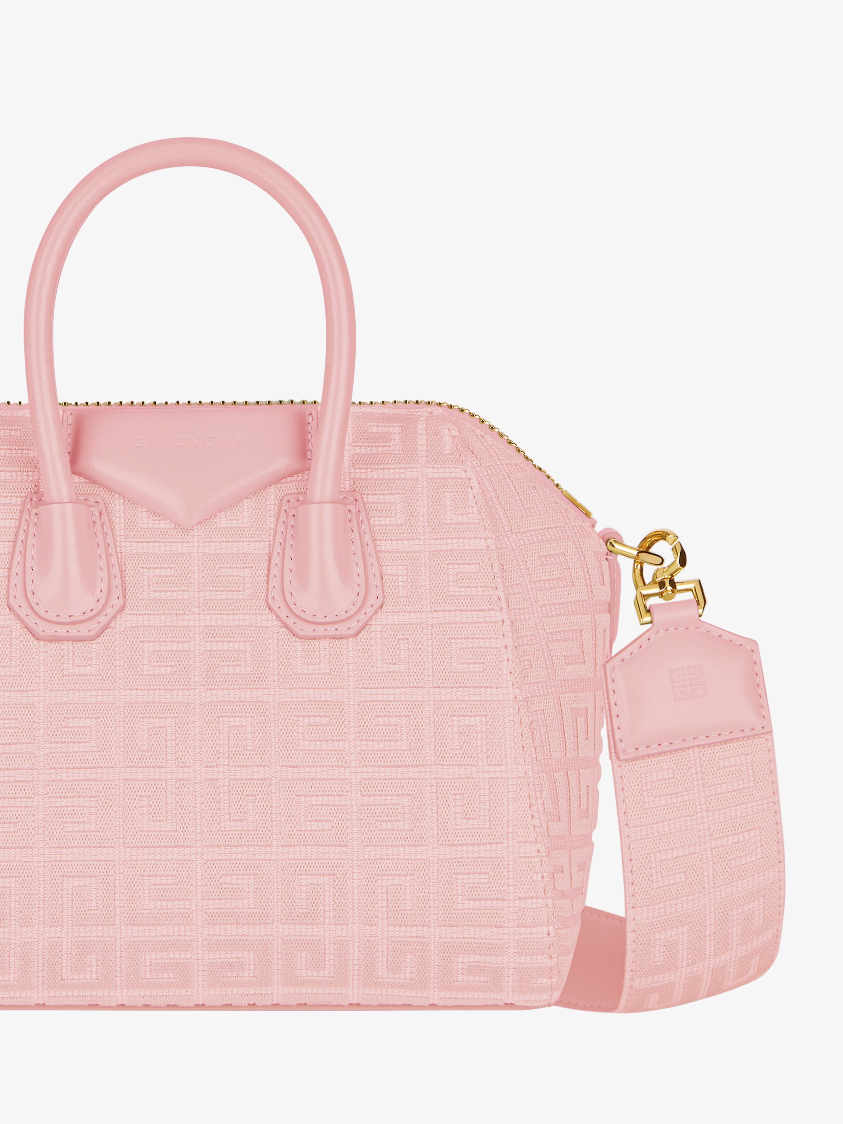 MINI ANTIGONA BAG IN 4G EMBROIDERED CANVAS - 7