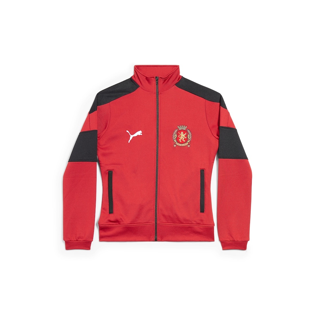 Balenciaga I Puma Fitted Tracksuit Jacket in Black/red - 1