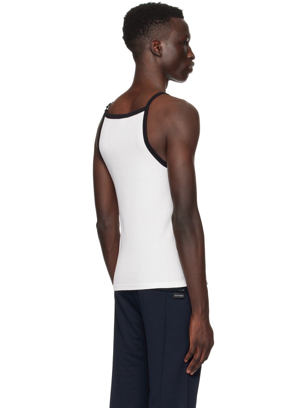 White Buckle Tank Top - 3
