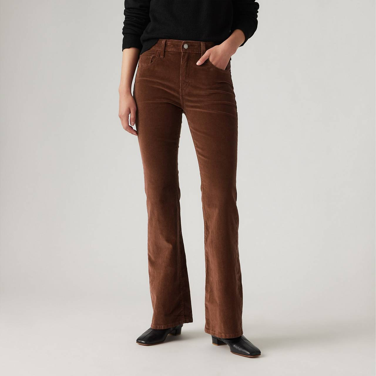 726 HIGH-RISE FLARE CORDUROY WOMEN'S PANTS - 6