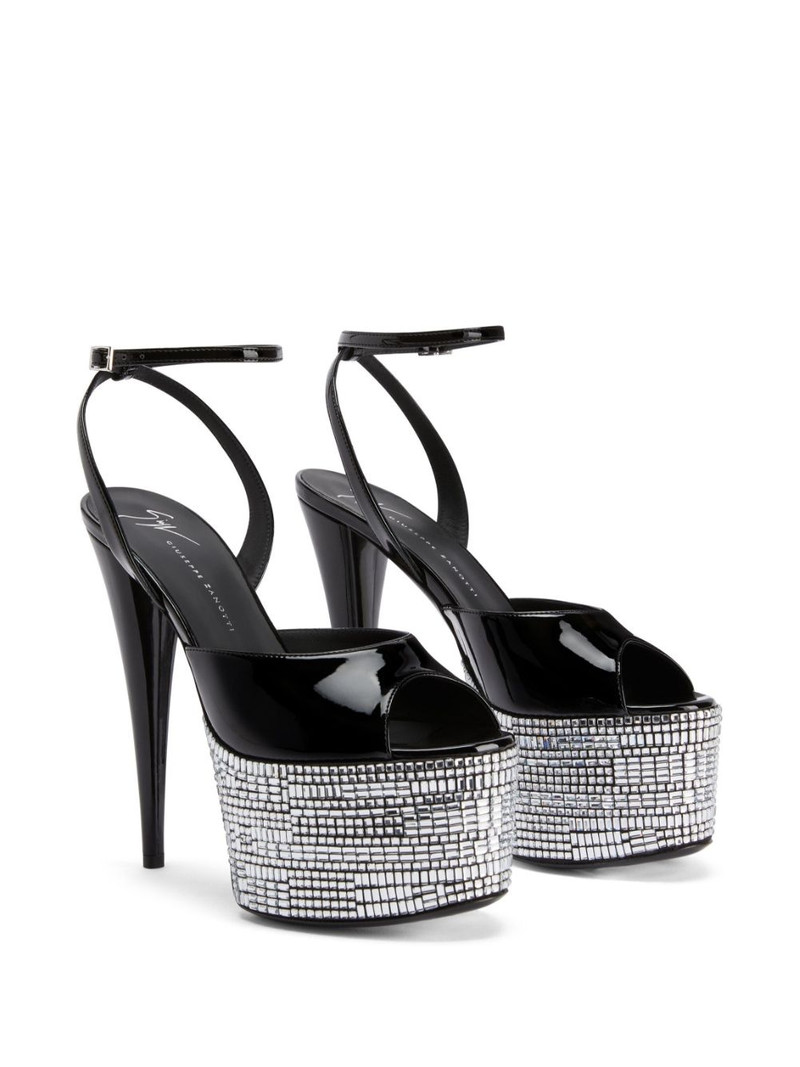 Giuseppe Zanotti Gz Aida 150mm leather sandals outlook