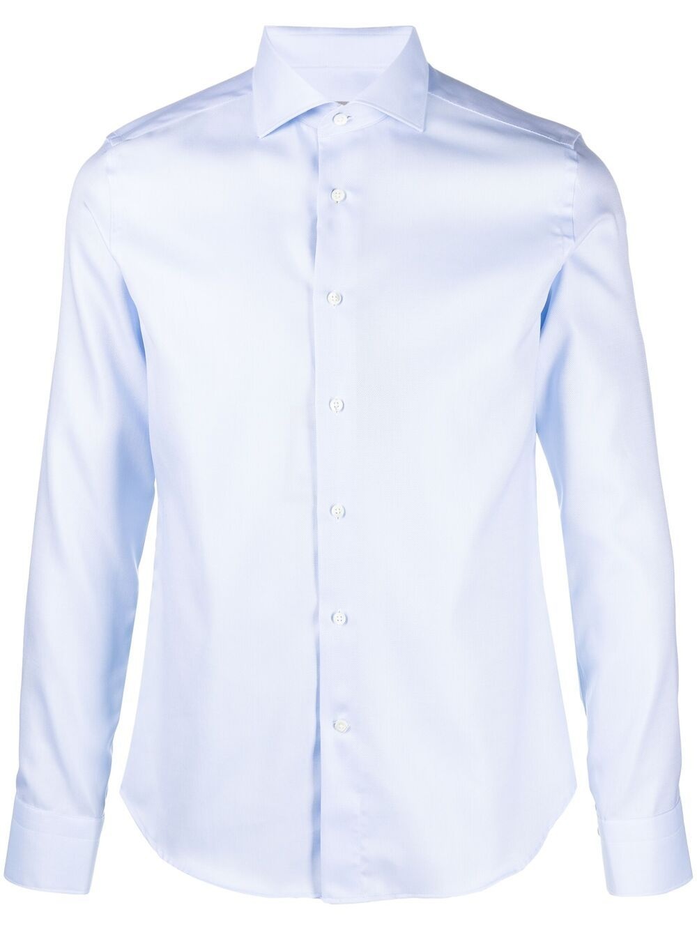 cutaway-collar cotton shirt - 1