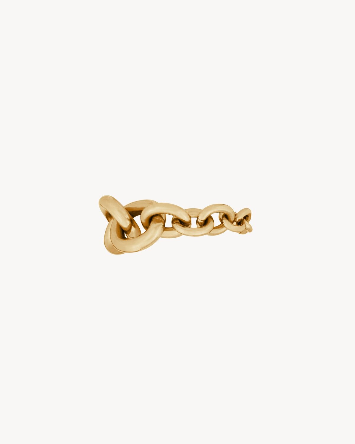 GRADUATED CHAIN RING IN 18K YELLOW GOLD - 3