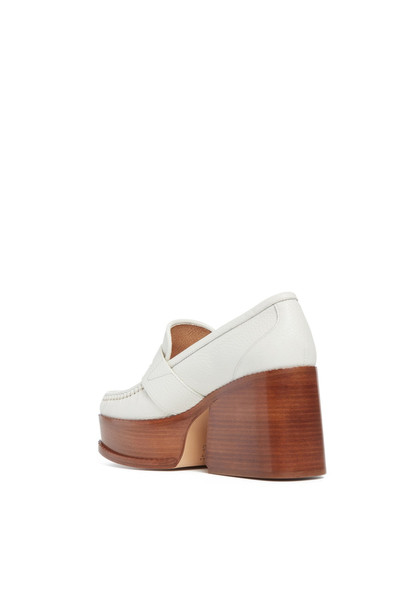 GABRIELA HEARST Augusta Heeled Loafer in Cream Leather outlook