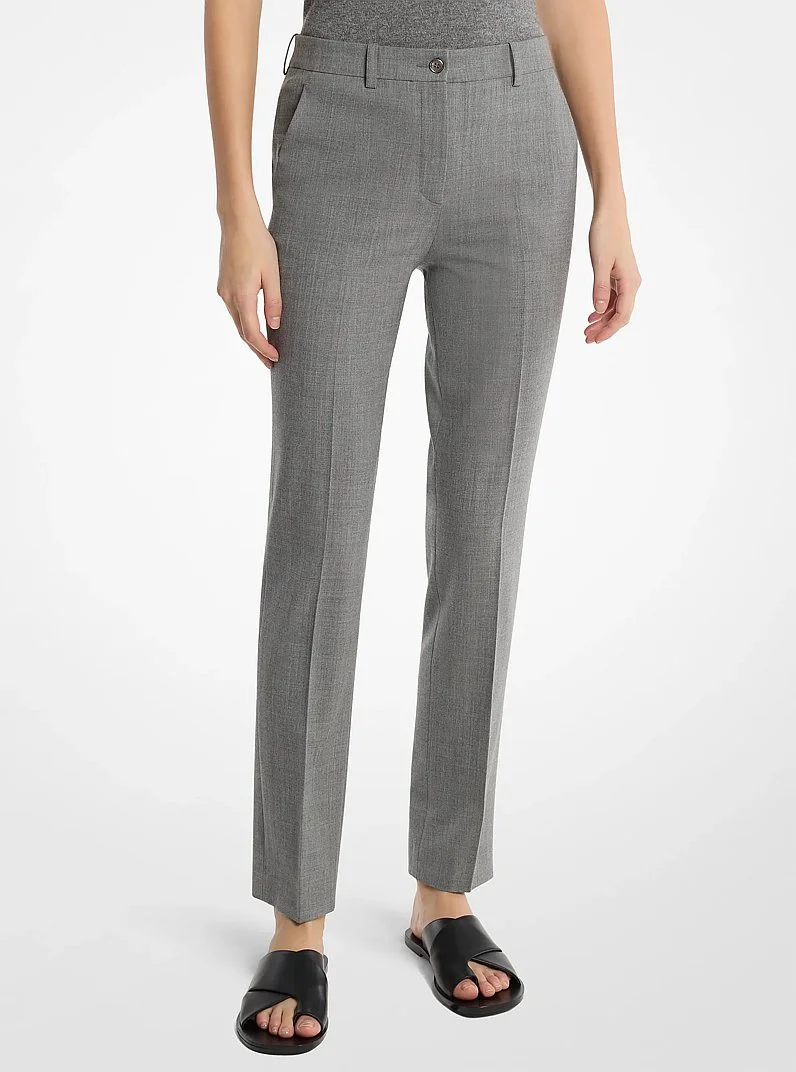 Samantha Stretch Wool Pants - 1