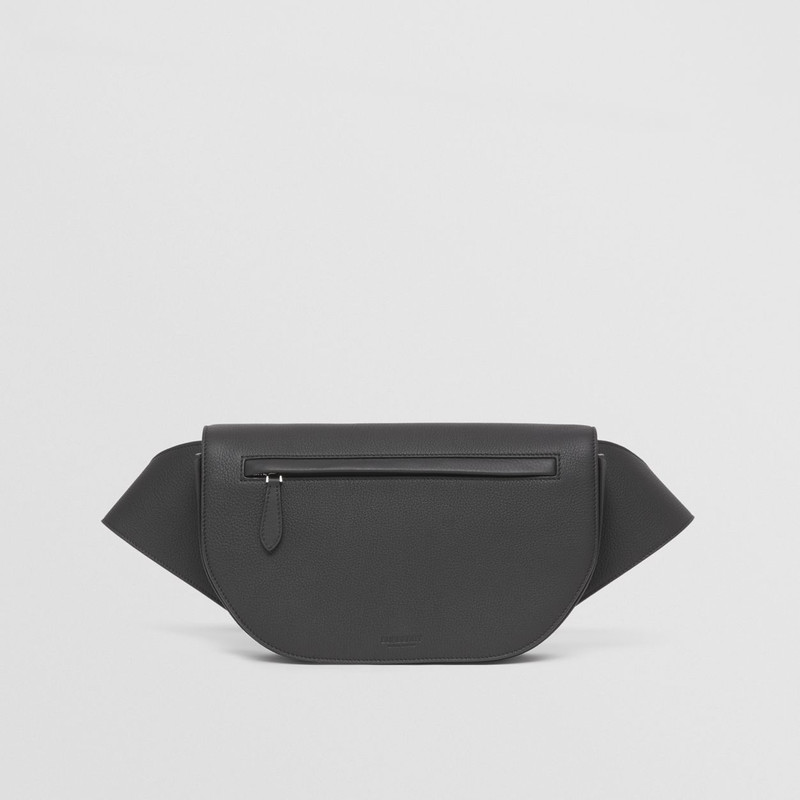 Large Grainy Leather Olympia Bum Bag 1