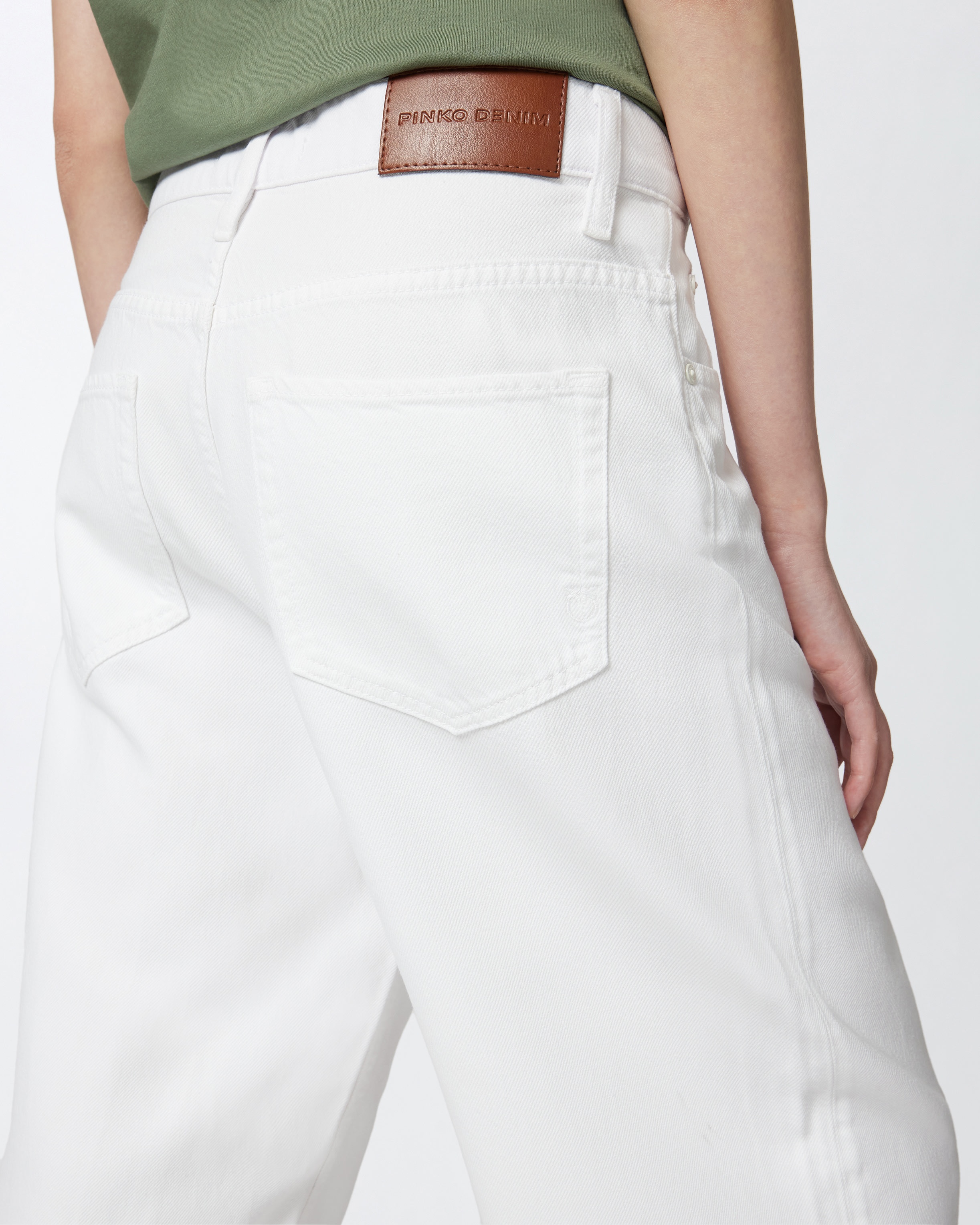 BALLOON-FIT JEANS IN SOFT BULL DENIM - 5