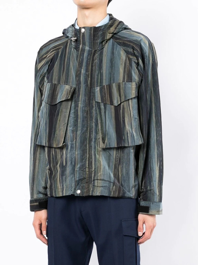 Woodland-print hooded jacket 3