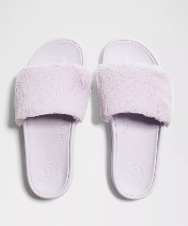 Women's Restfeel Faux Fur Slide 5