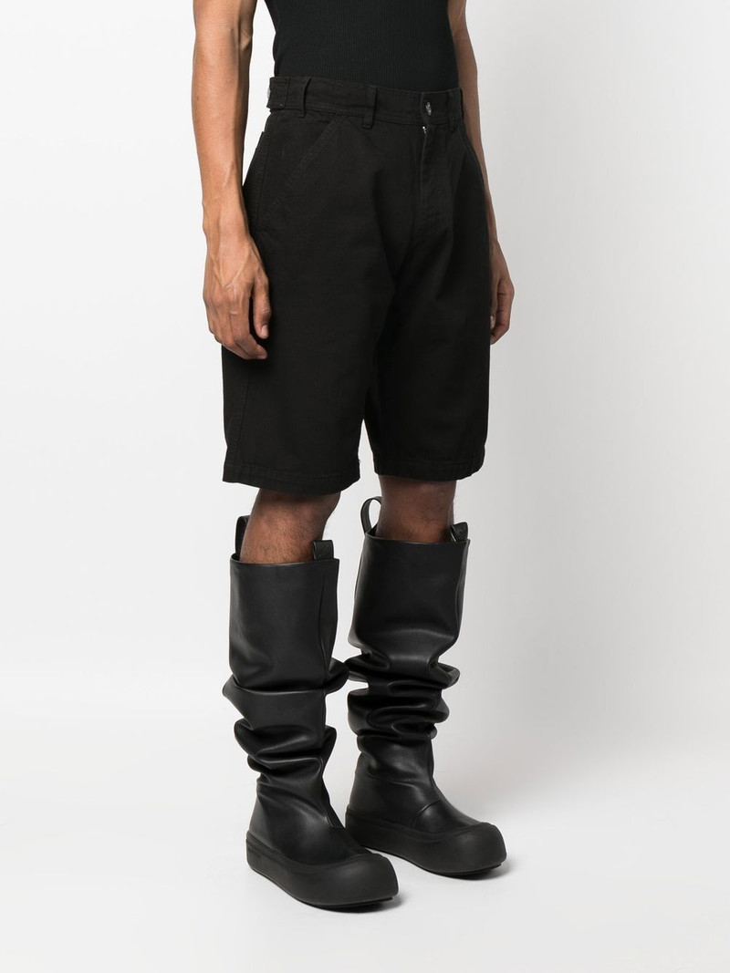 logo-patch denim shorts 3