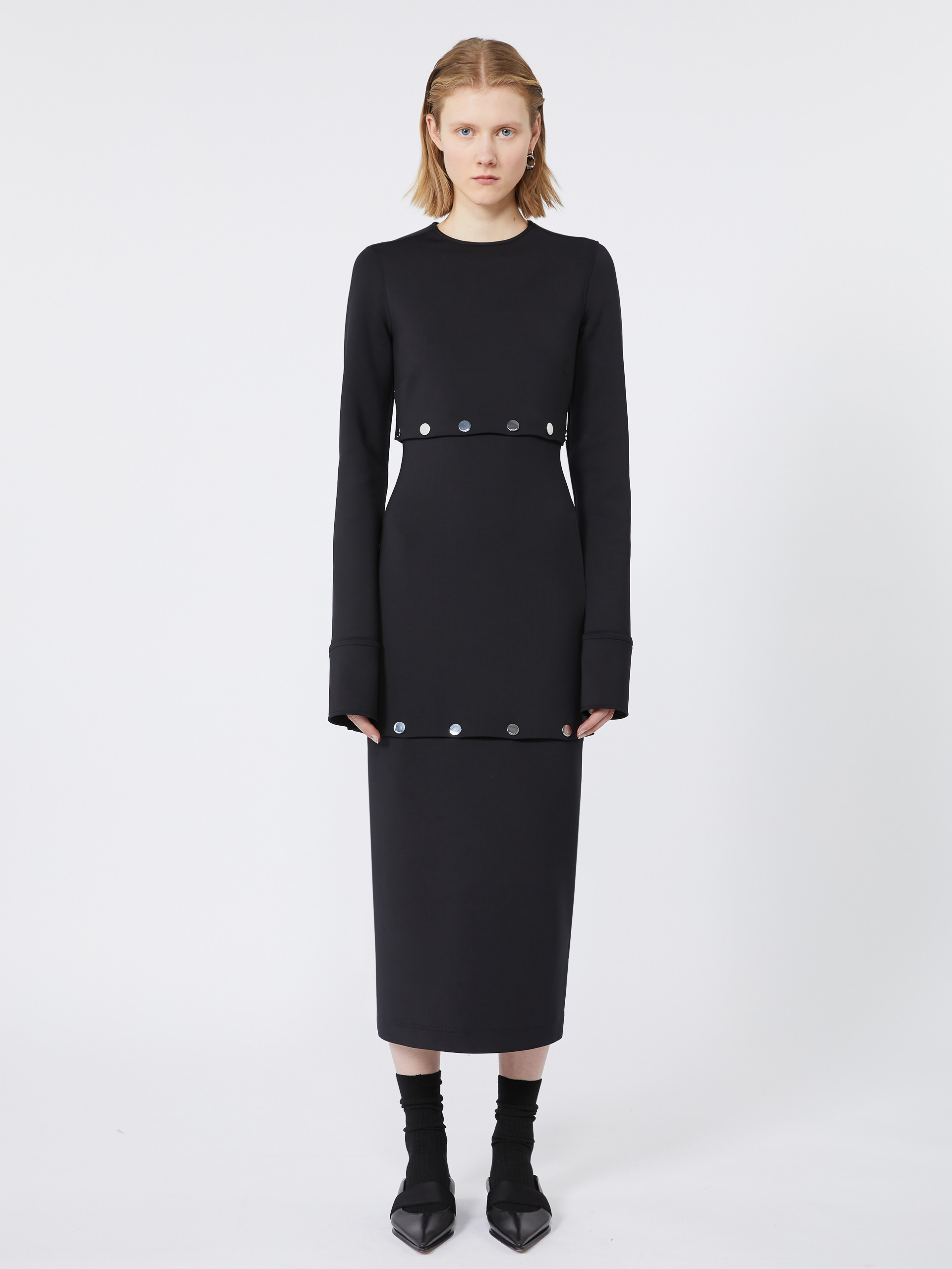 CANZONE Shortenable scuba jersey dress - 3
