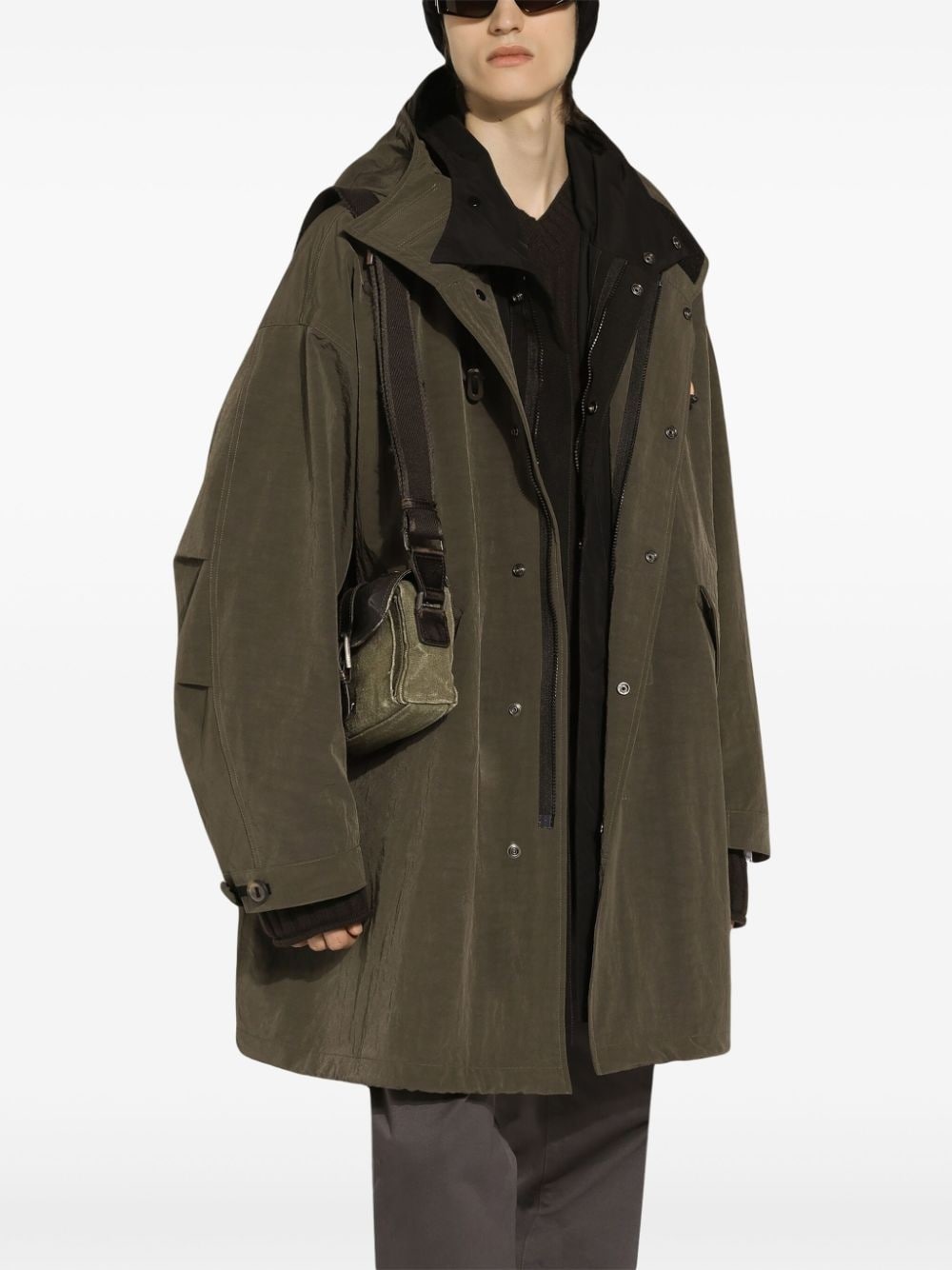 oversized hooded parka - 5