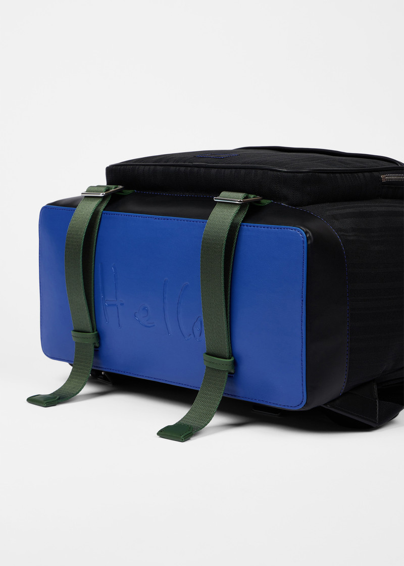 Paul Smith x MINI - Black Shadow Stripe Backpack 8