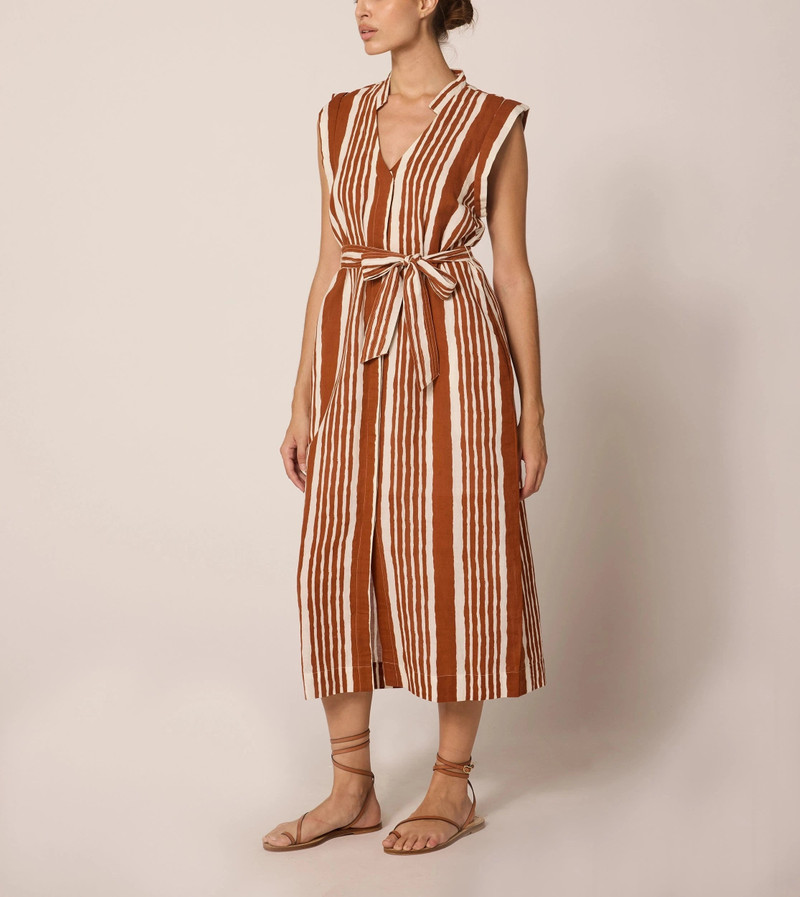 LANI MIDI DRESS | VECCHIO STRIPE 3