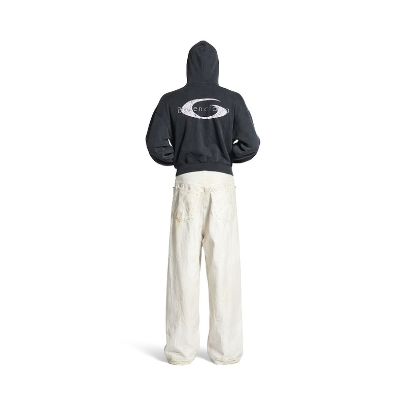 Men's Baggy Pants in Dirty White 4