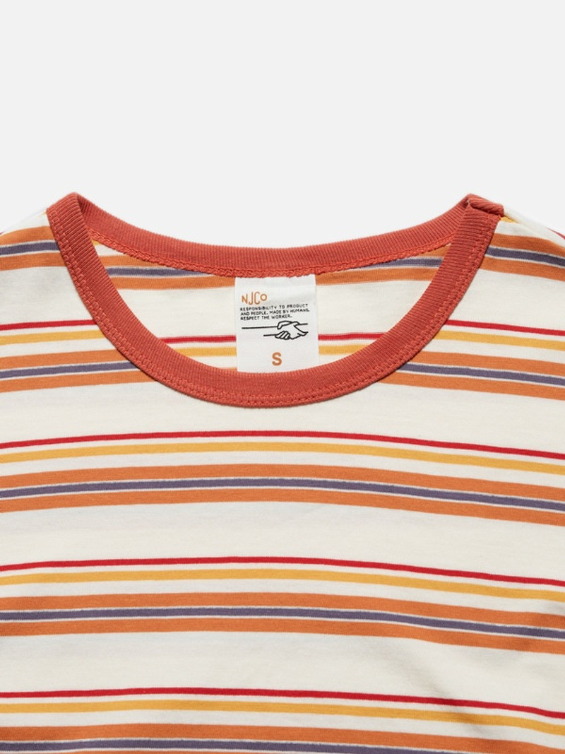 Lova Stripes Rusty Peach 4