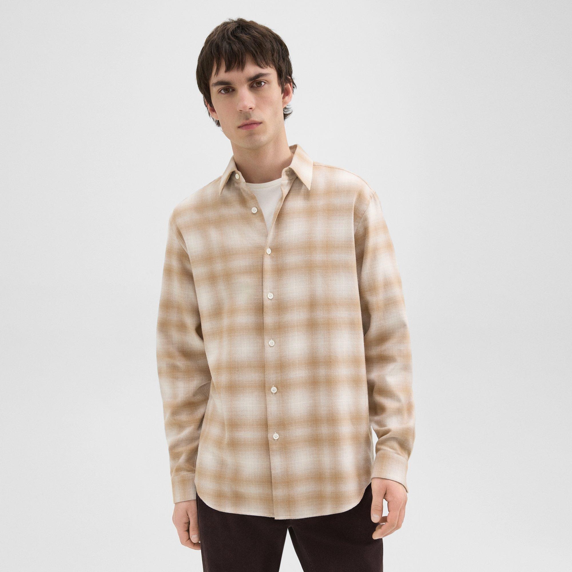 Irving Shirt in Plaid Cotton Flannel - 3