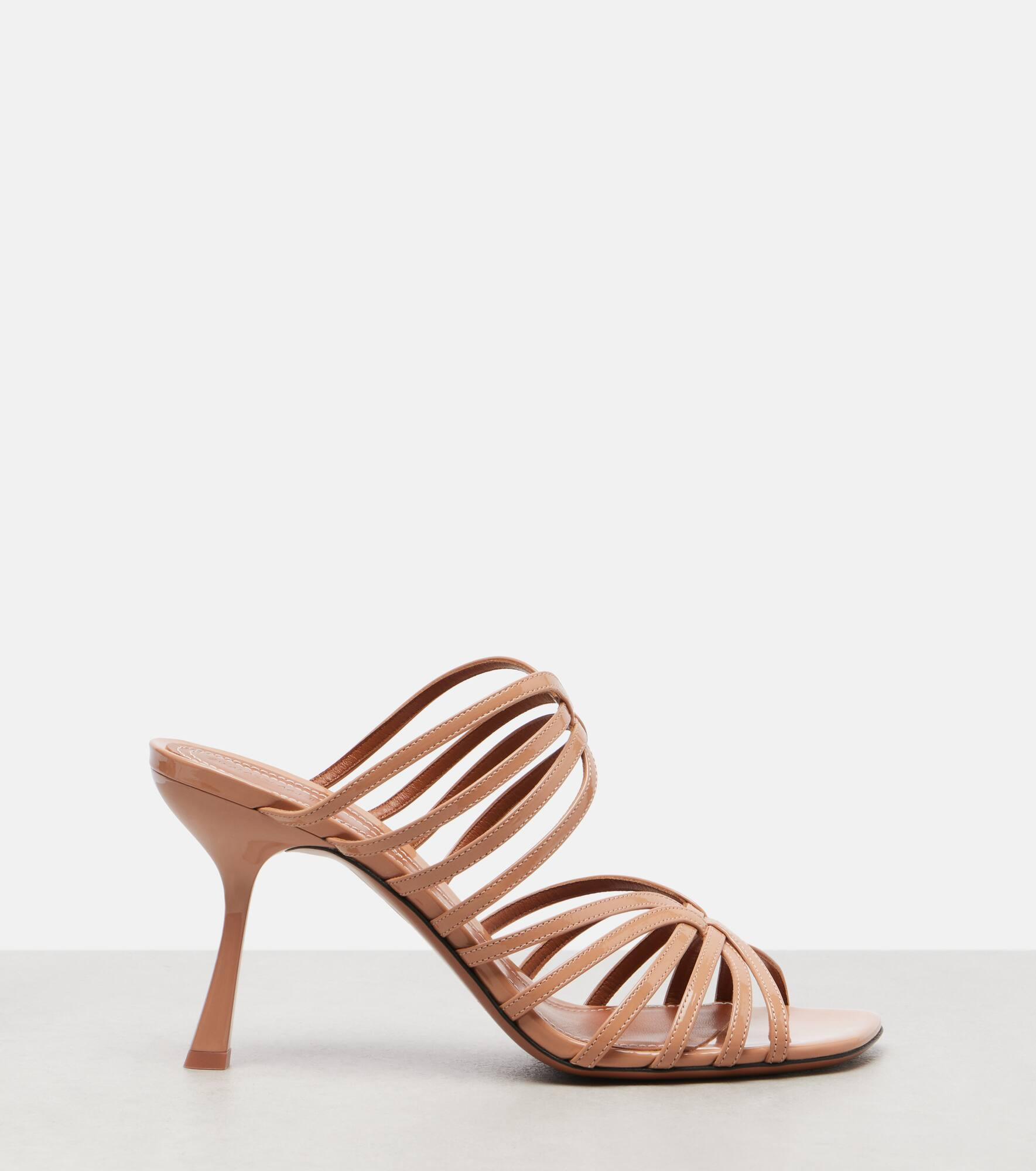 Aura 85 patent leather mules - 4