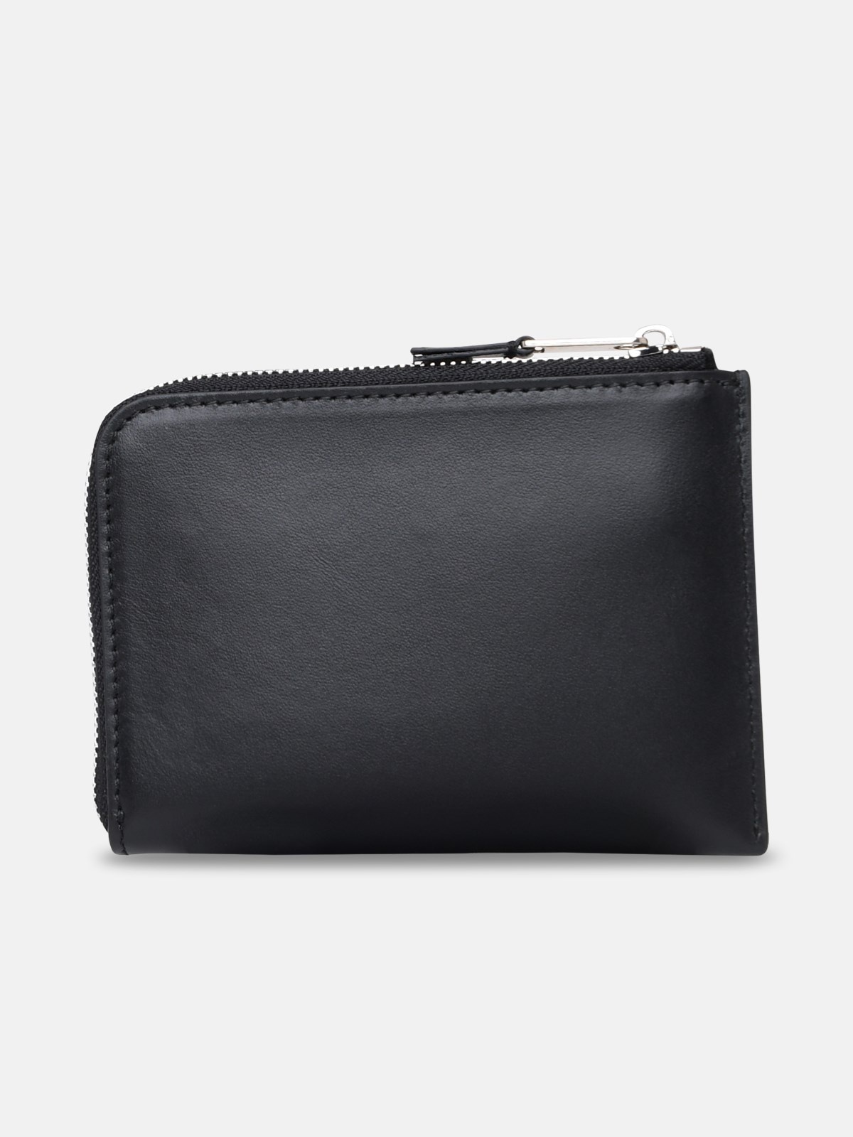 BLACK LEATHER CARDHOLDER - 3