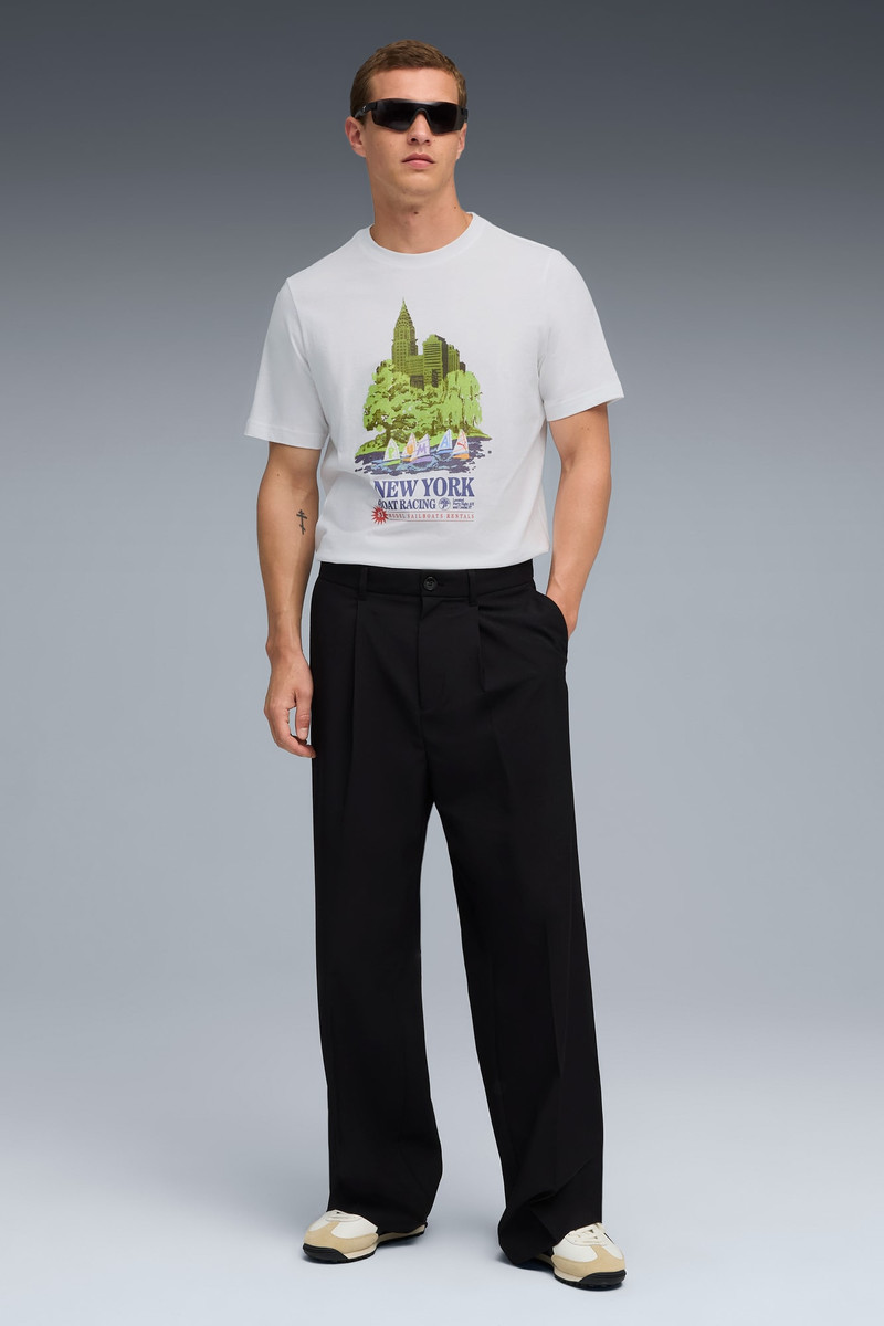 NYC Men's Boat Graphic Tee 5