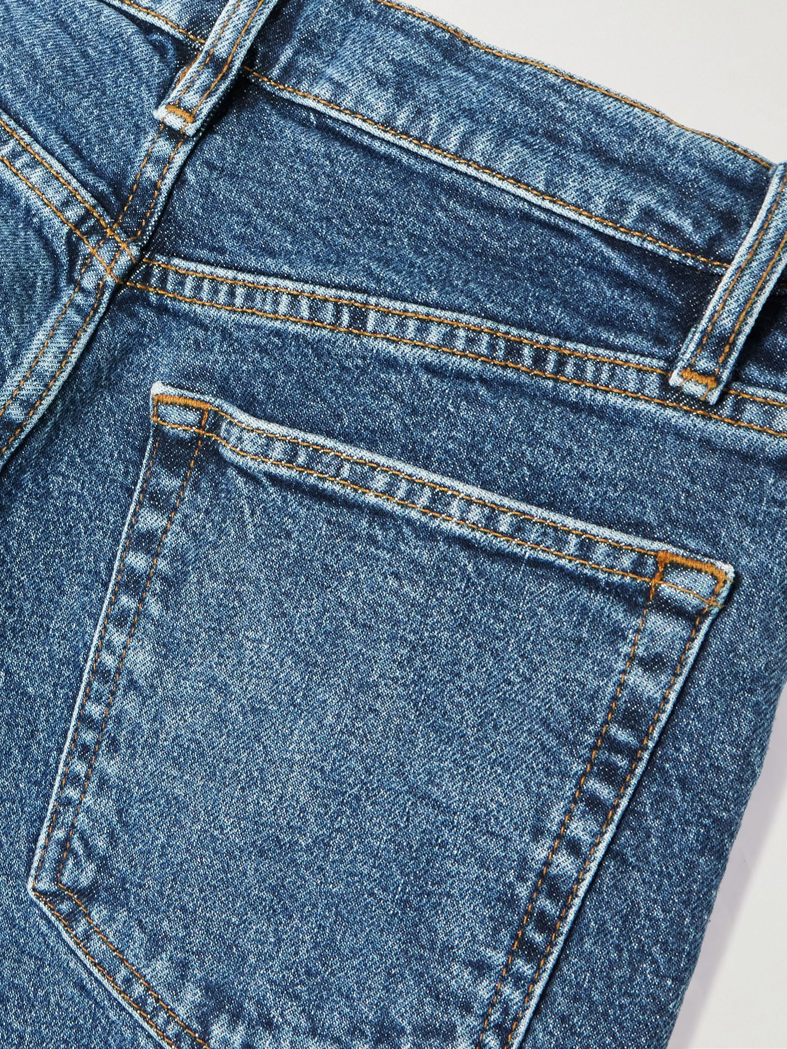 The Wide high-rise wide-leg jeans Dark denim - 6
