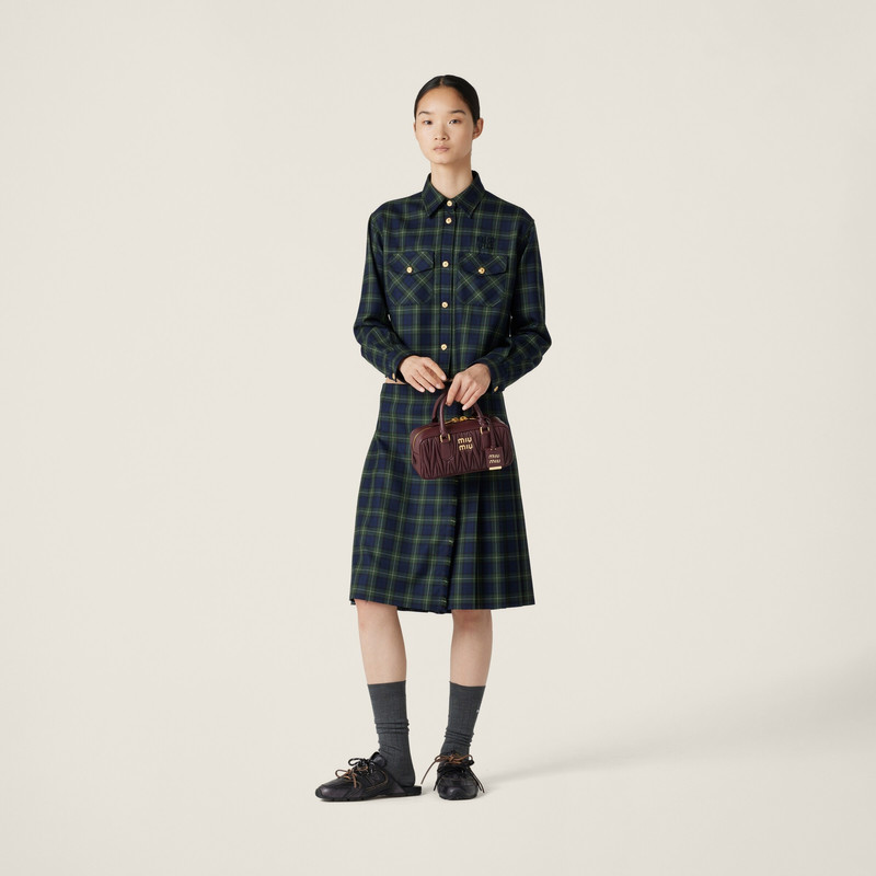 Miu Miu Plaid shirt outlook