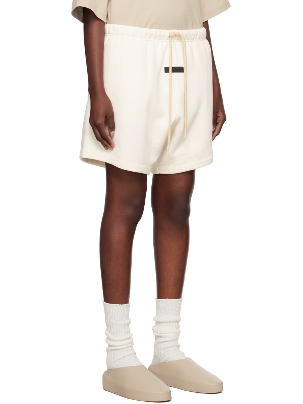 Off-White Drawstring Shorts - 2
