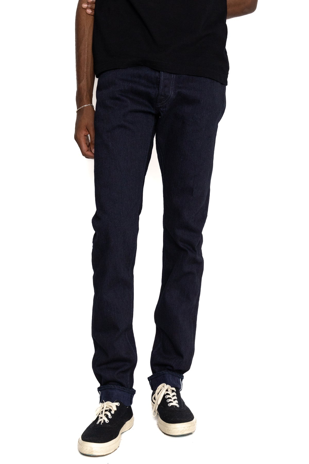 13oz Stretch Denim Relaxed Tapered - Double Indigo - 5