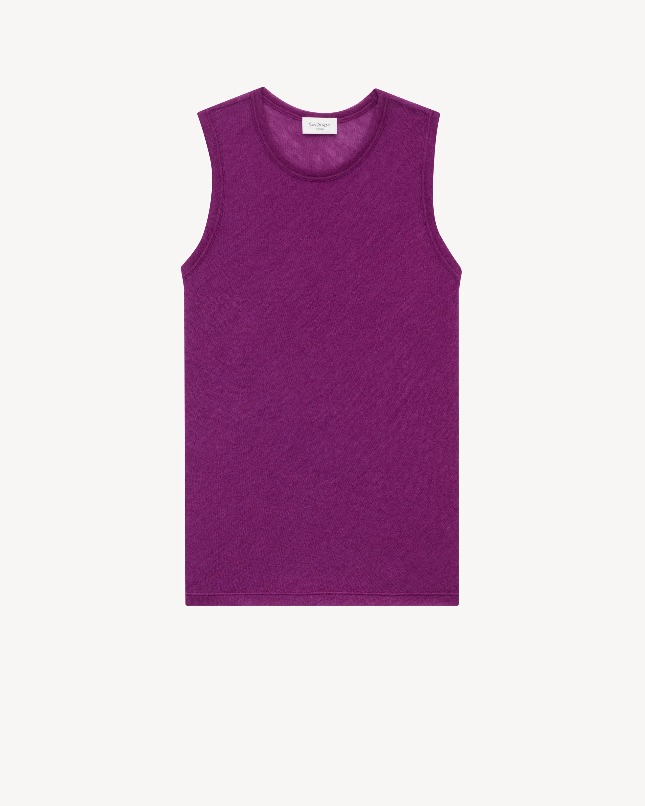 TANK TOP IN CASHMERE AND SILK JERSEY - 1
