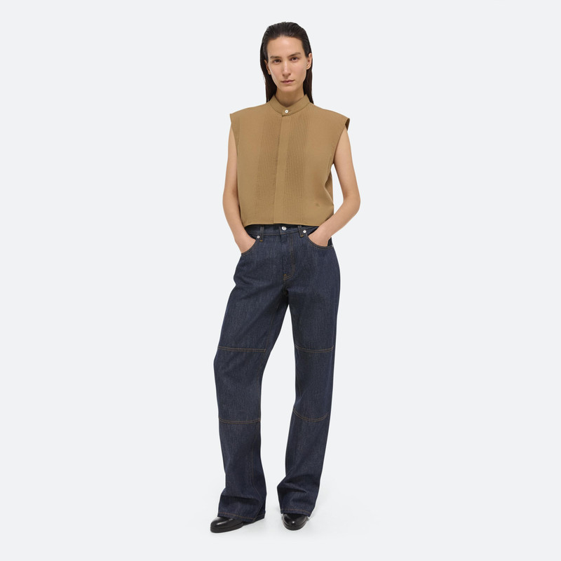 Helmut Lang SLEEVELESS TUXEDO SHIRT outlook