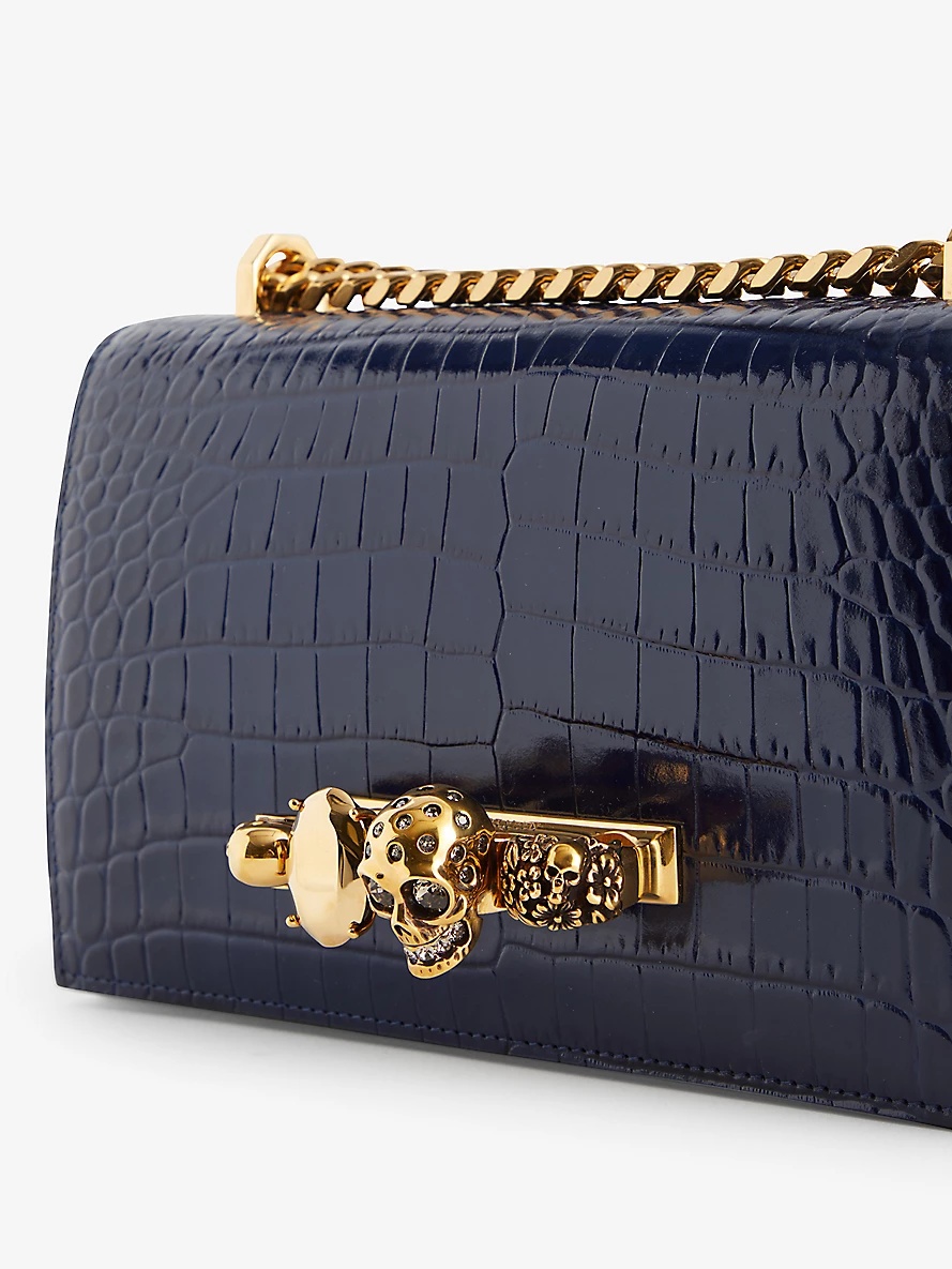 The Jewelled leather cross-body bag - 2