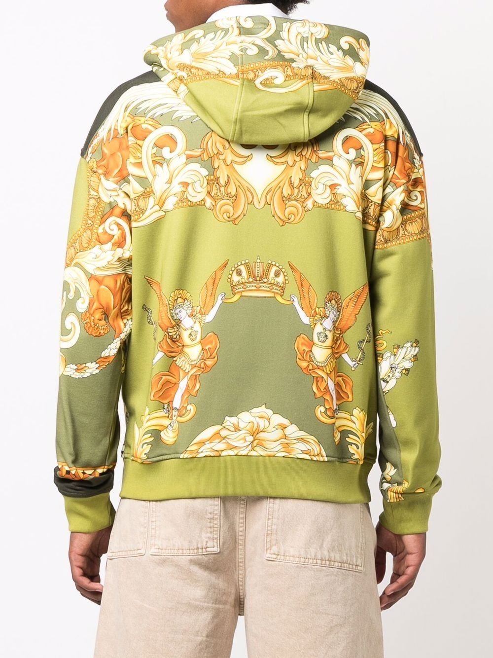 Medusa Renaissance-print zipped hoodie - 4