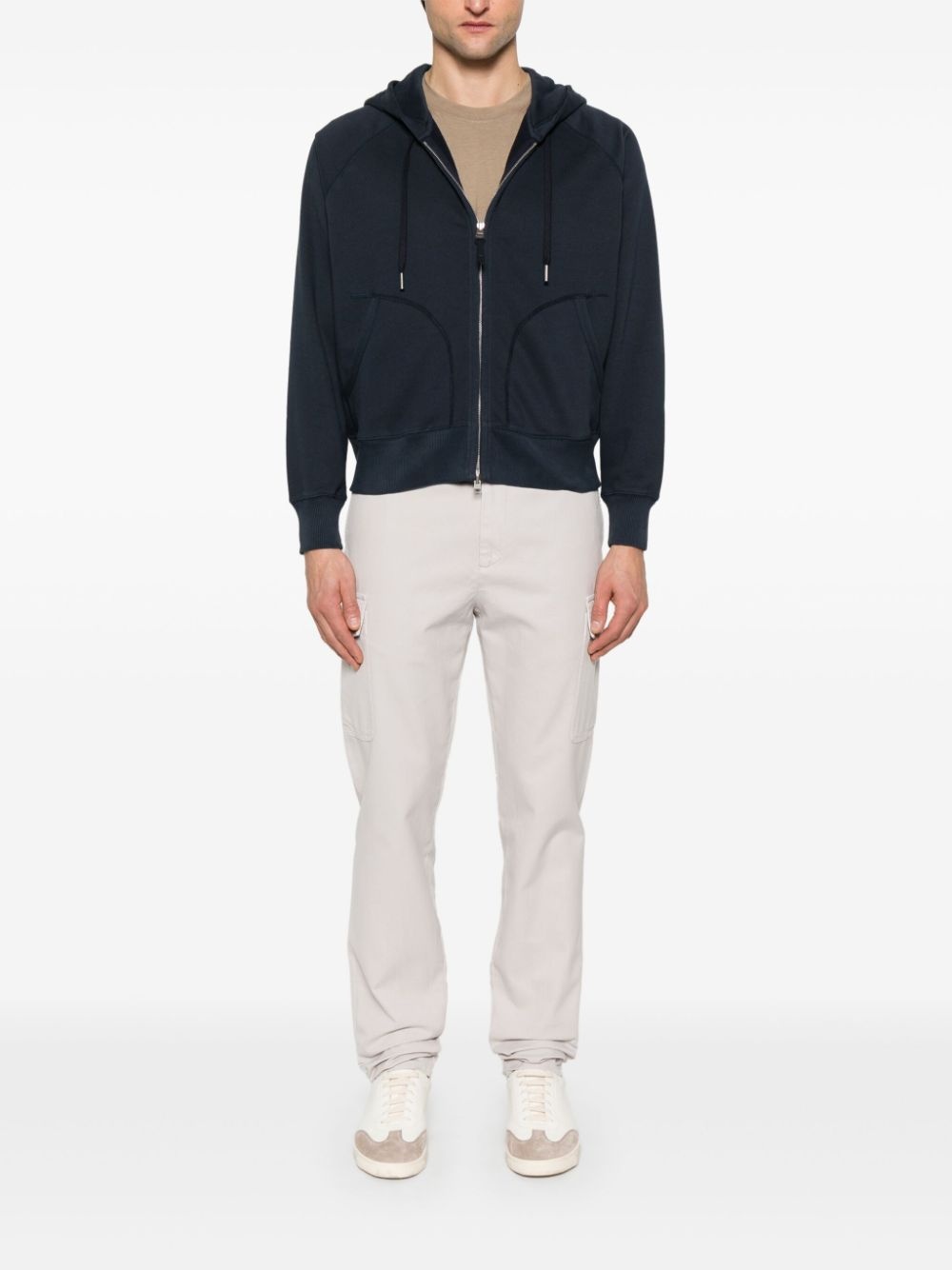 zip-up hoodie - 2
