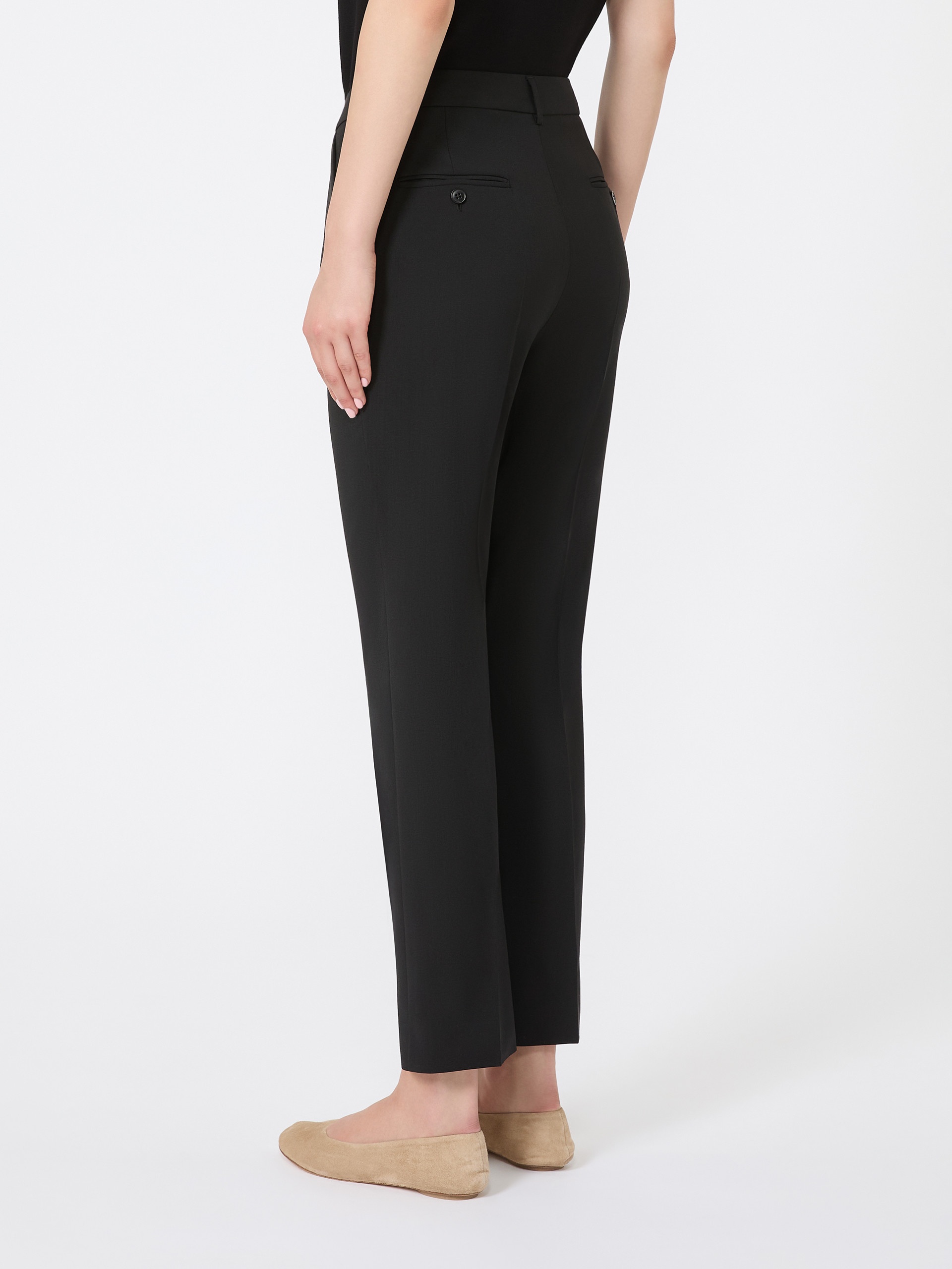 CANON Woollen cloth cigarette trousers - 4