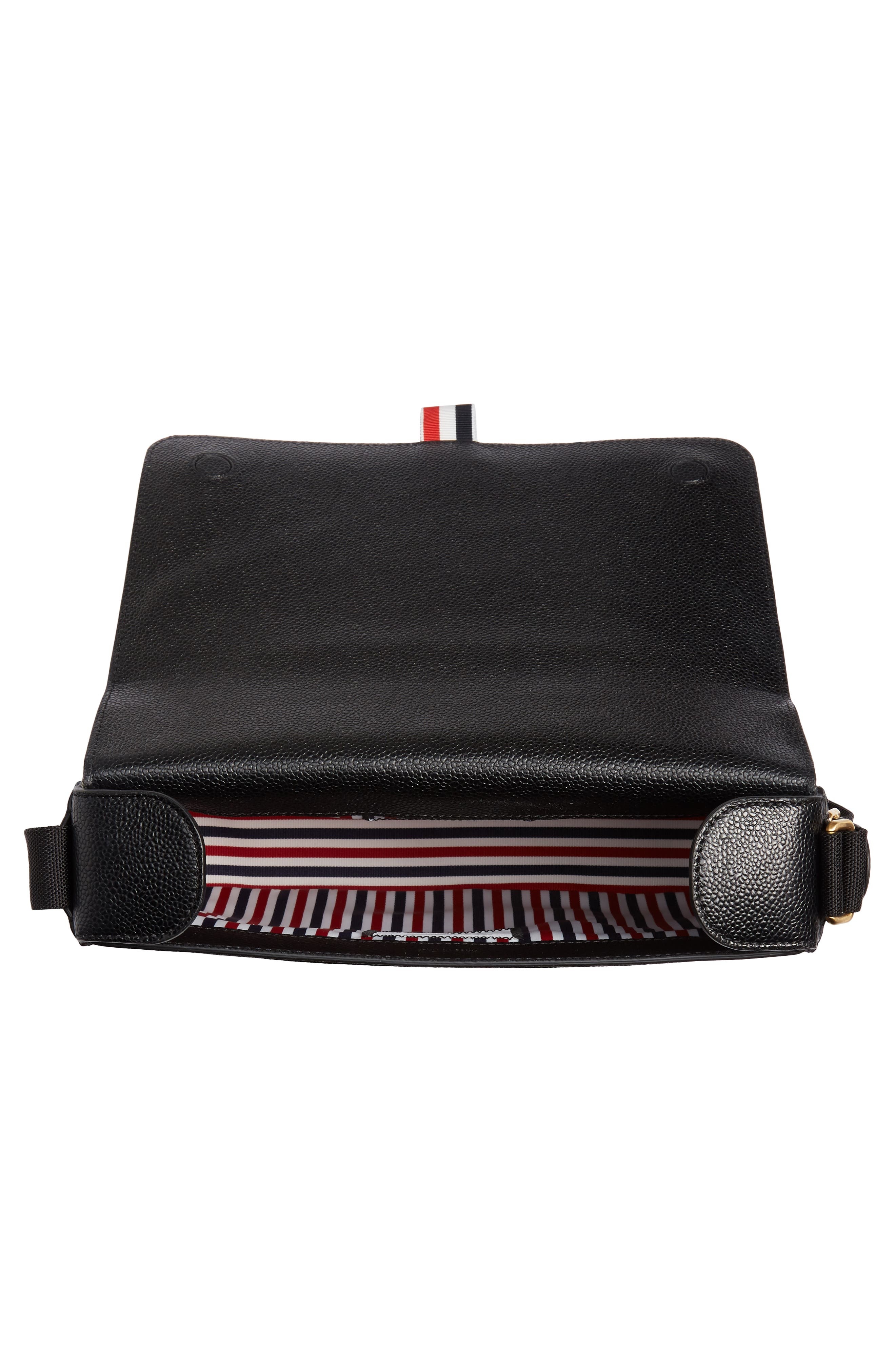 Thom Browne Leather Reporter Bag in Black at Nordstrom - 4