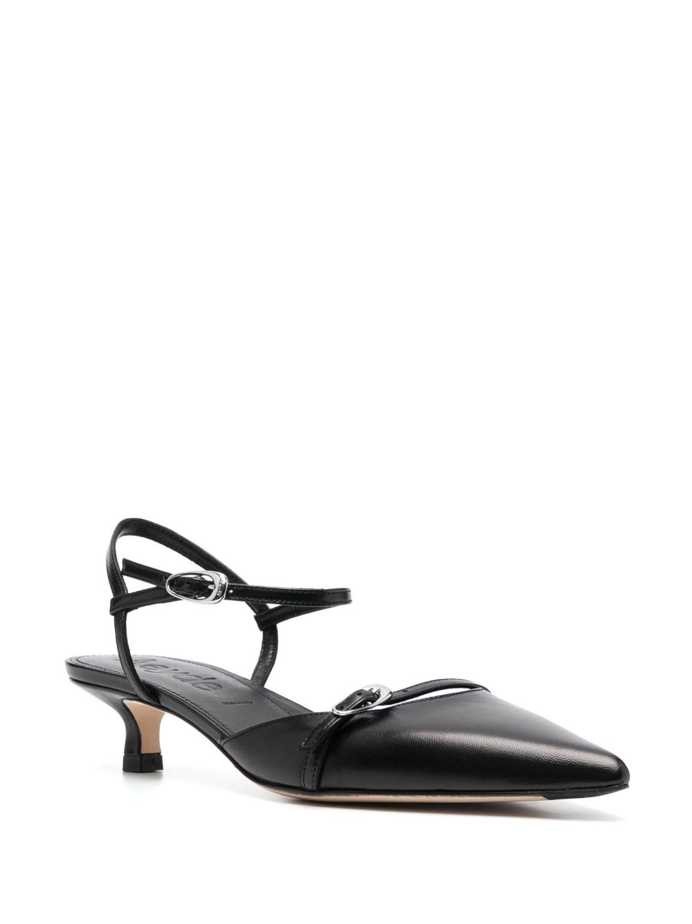 50mm leather pumps - 2