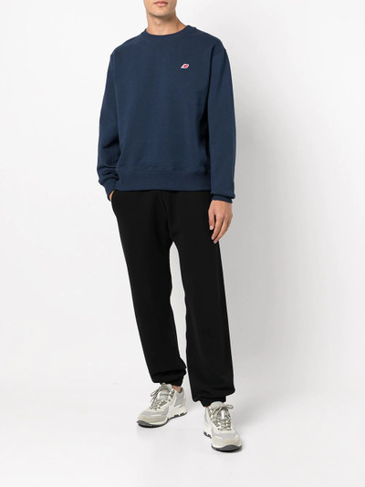 New Balance logo-print crewneck sweatshirt outlook