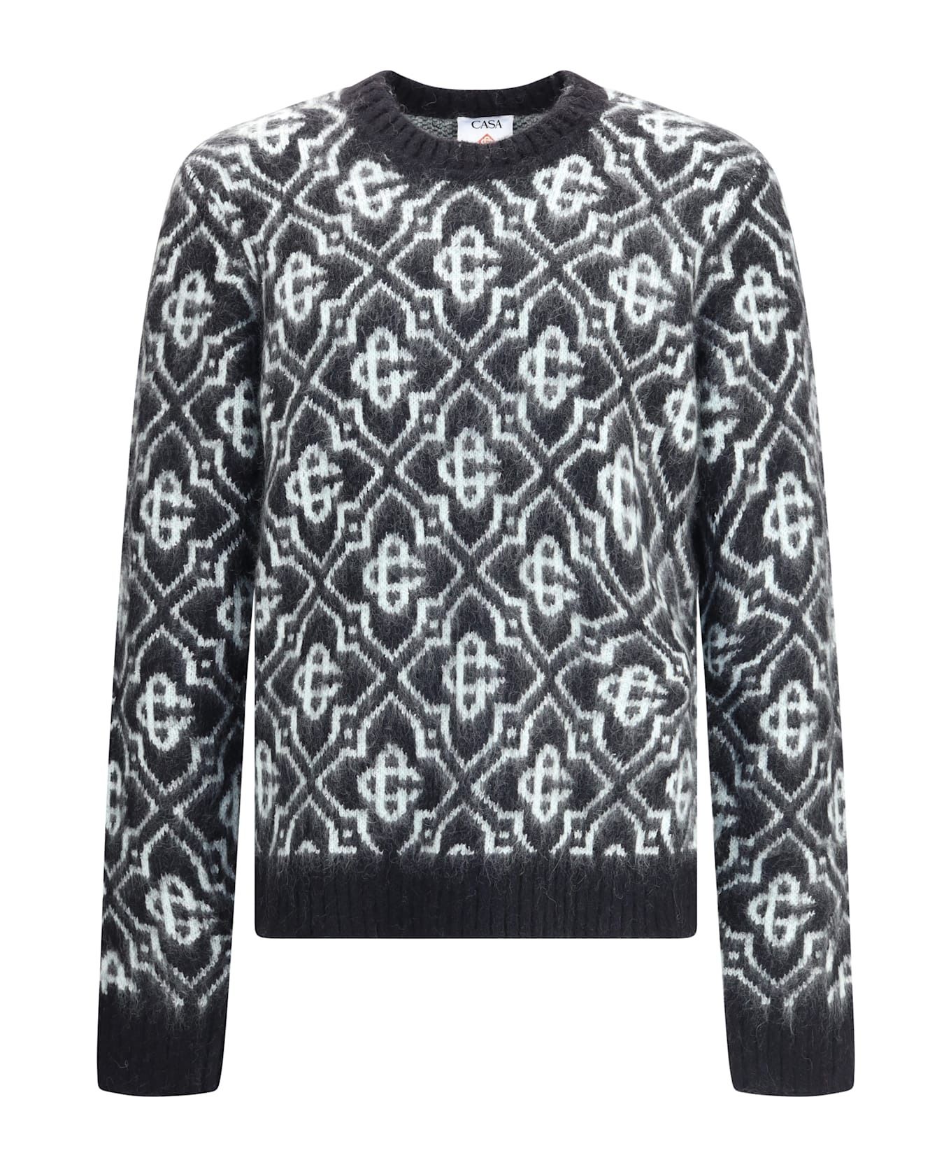 Monogram Crew Sweater - 1