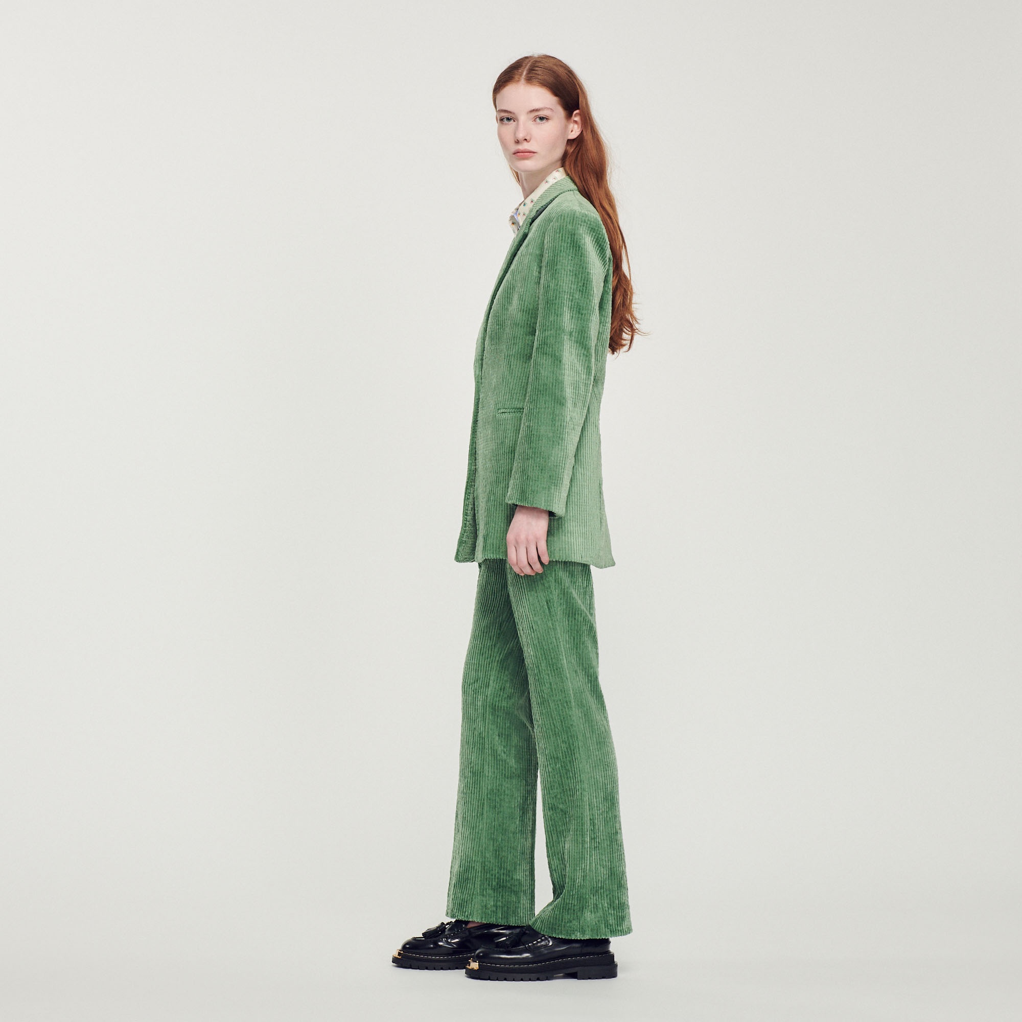 Corduroy tailored jacket - 7