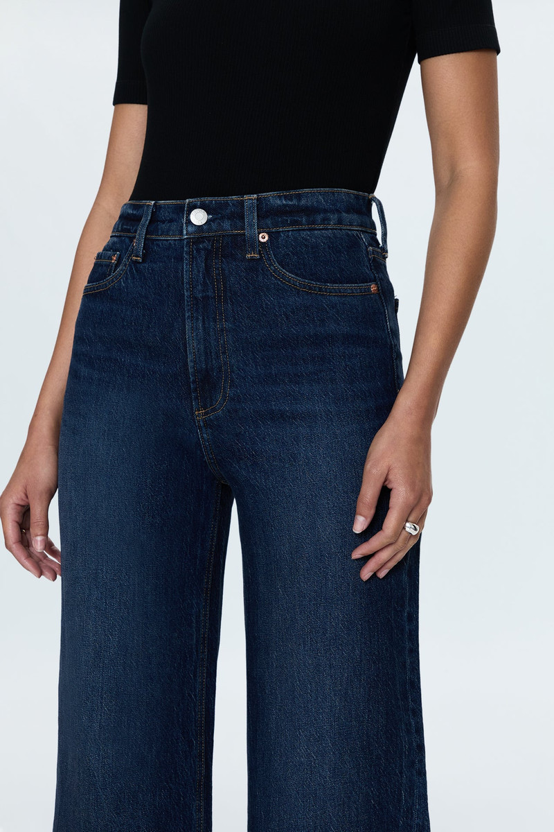 PETITE LANA HIGH RISE ULTRA WIDE JEAN - ELEVATION 3
